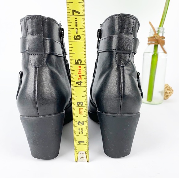 Abeo Geranium Ankle Boot Wedge Comfort Black Lug - Picture 6 of 13